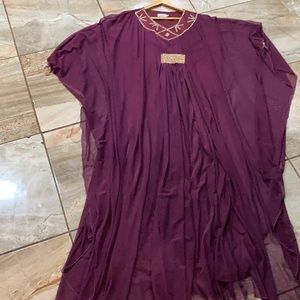 Purple Arabic style dress